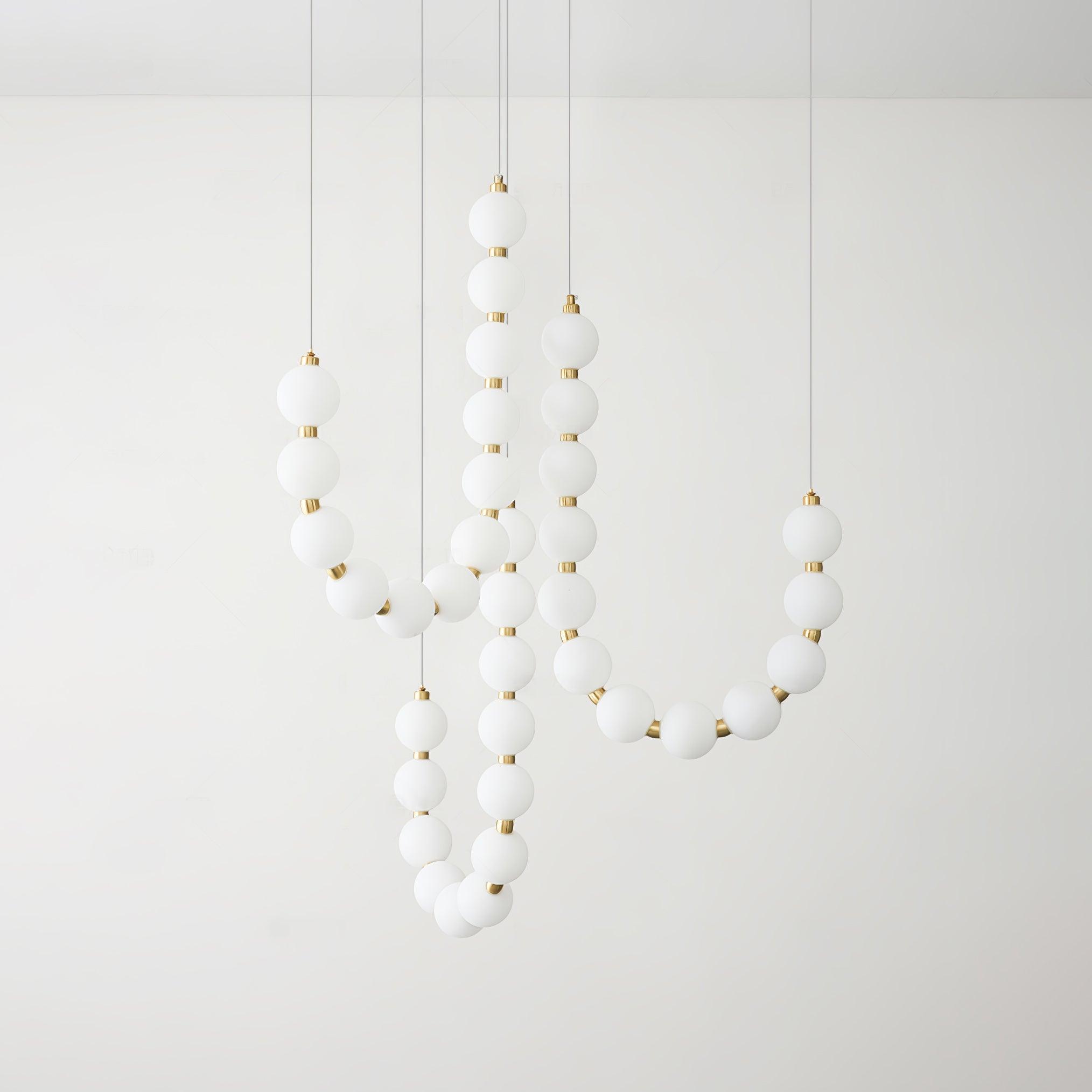 glass-pearl-necklace-chandelier-anzaz-Brass & White Glass balls-10