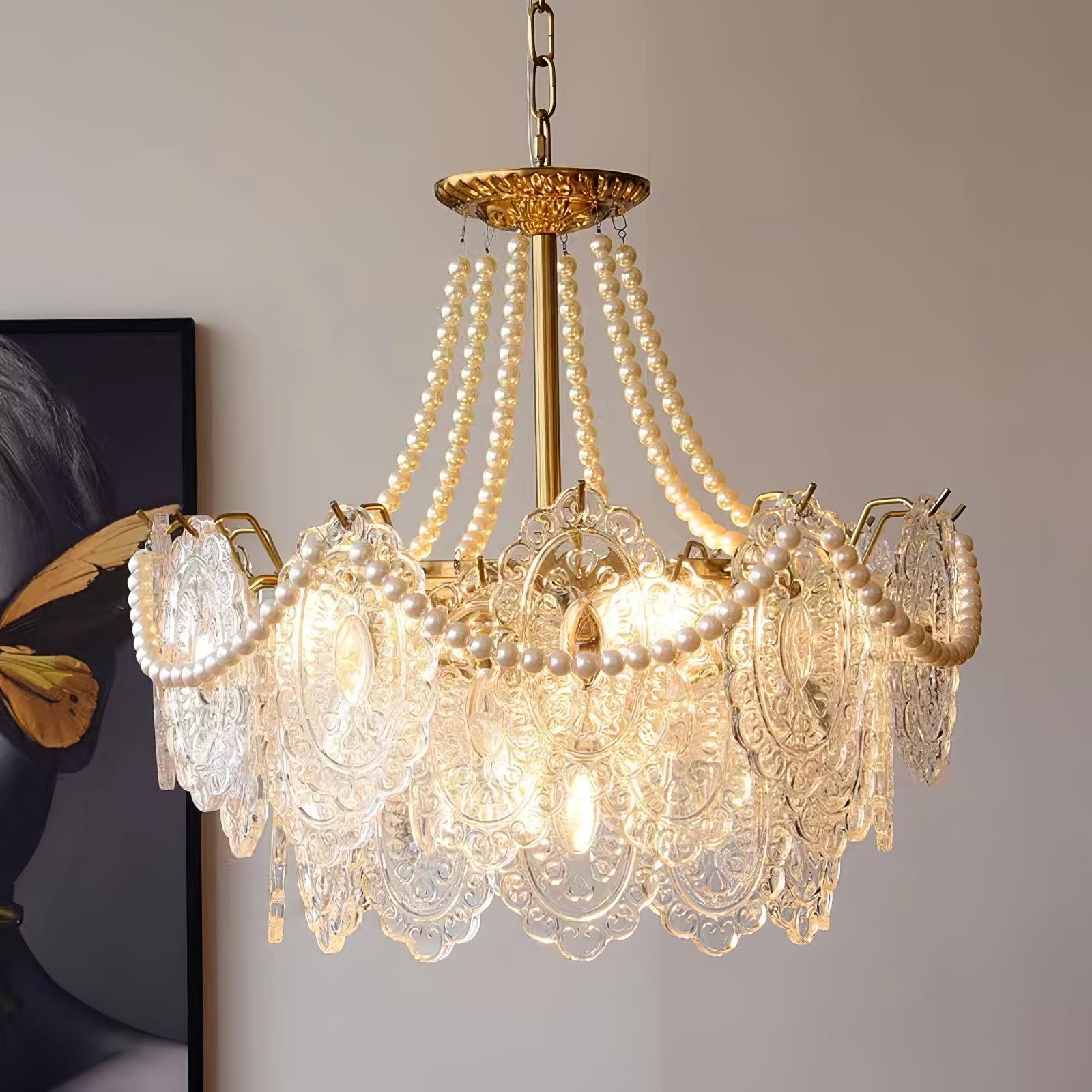 pearls-glass-chandelier-anzaz-Gold-4