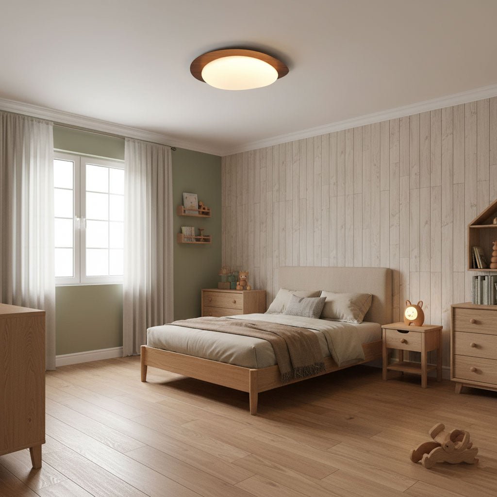 pebble-metal-ceiling-light-anzaz-Artistic Nature Wood Effect-6