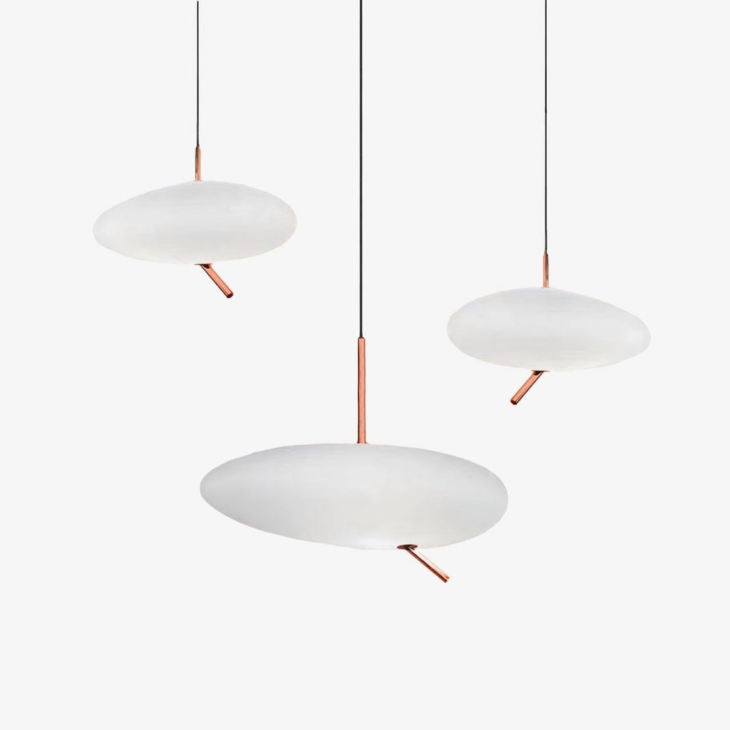 pebbles-glass-pendant-light-anzaz-Rose Gold & White-1