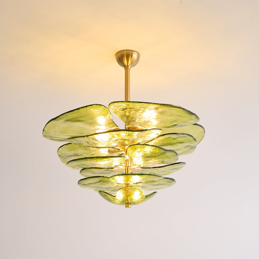 golden-petals-murano-chandelier-anzaz-Clear & Gold-10