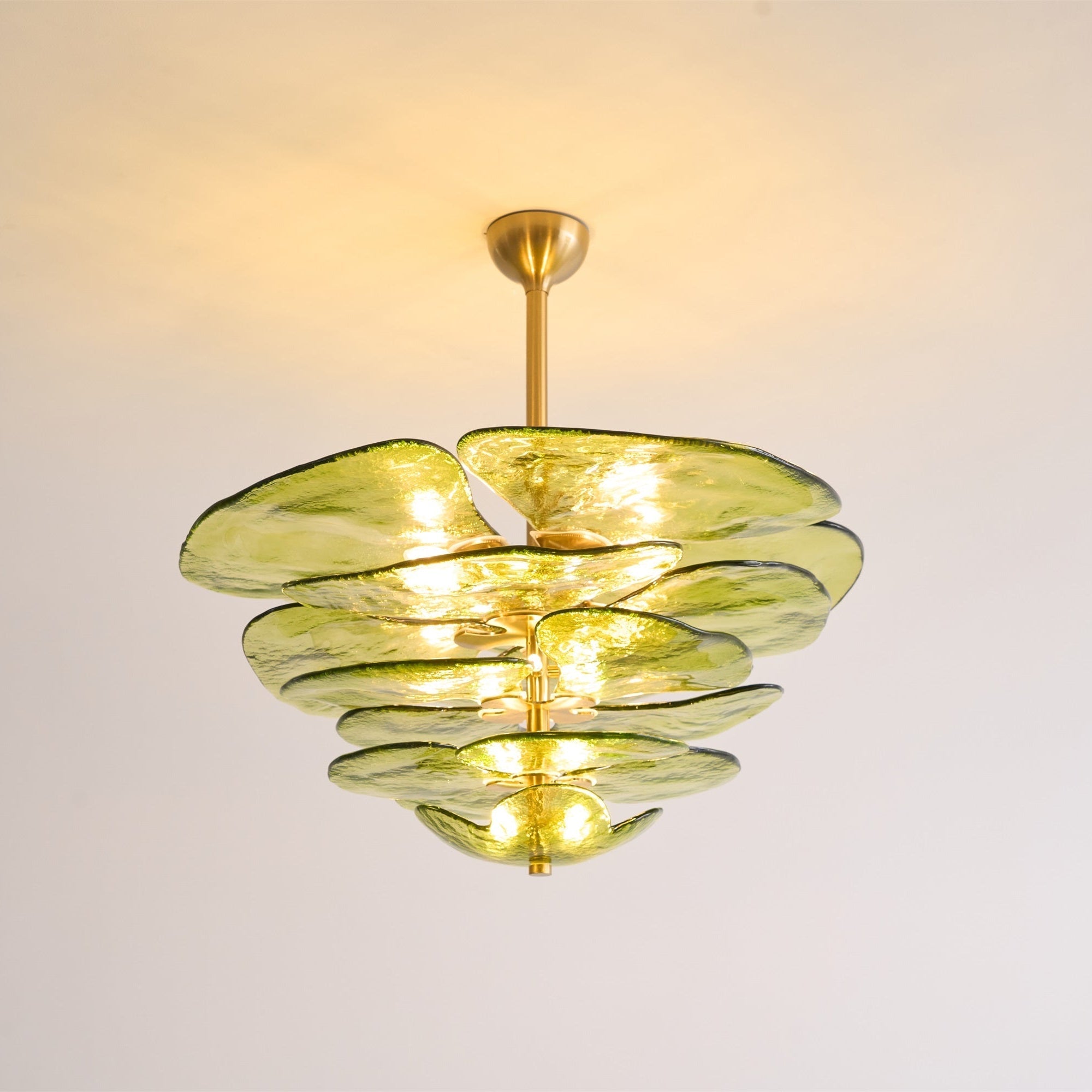 golden-petals-murano-chandelier-anzaz-Clear & Gold-10