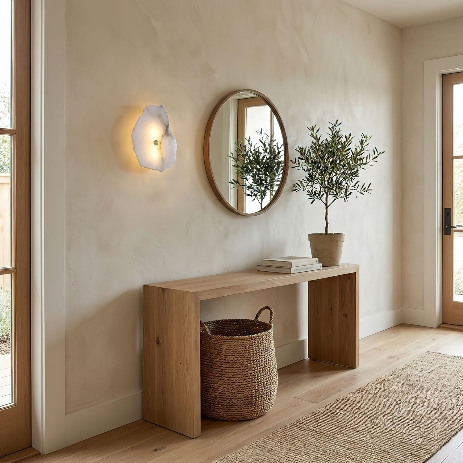 petra-wall-lamp-anzaz-Gold & White Alabaster-3