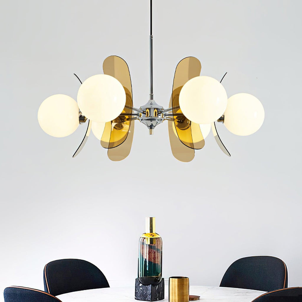phosphorescent-chandelier-anzaz-Brown & Chrome-5