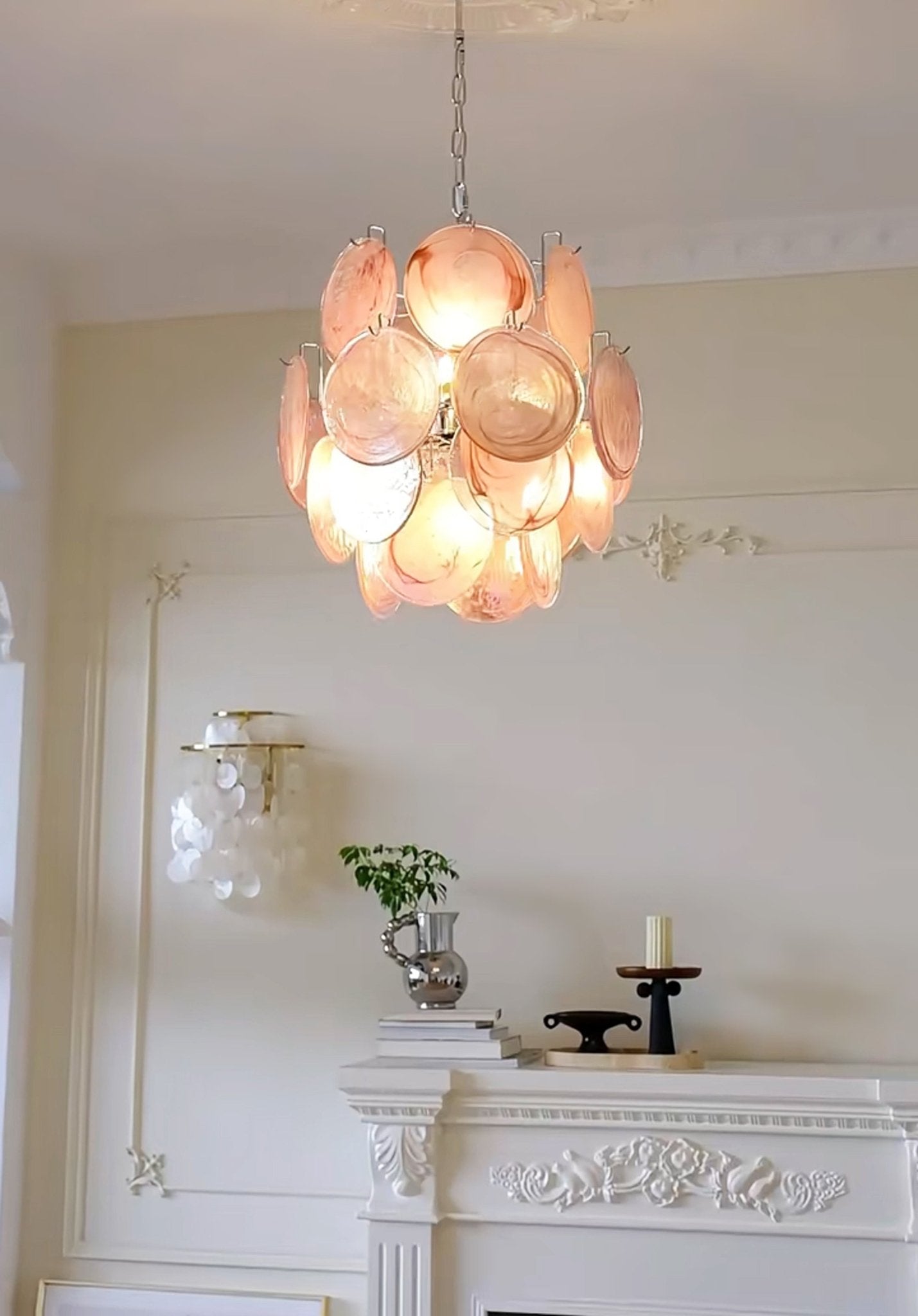 pink-murano-disc-glass-chandelier-anzaz--3