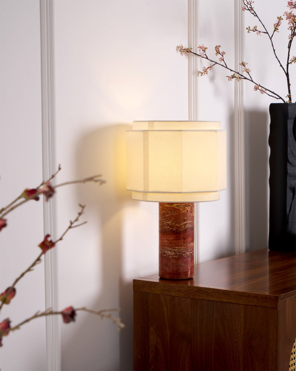 terra-hexa-table-lamp-anzaz-Red & White-3