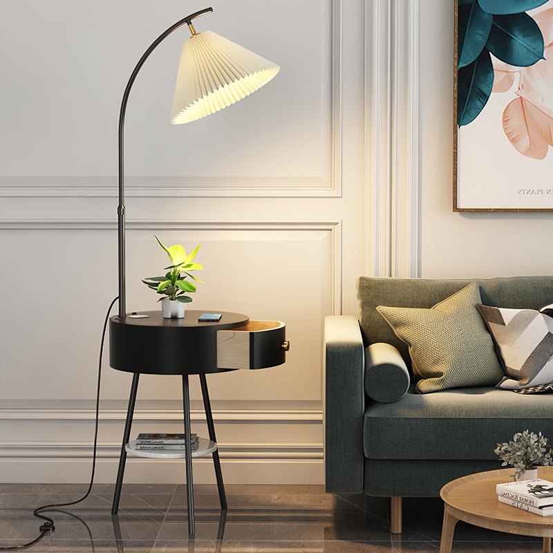 pleated-arc-floor-light-anzaz-Black-7