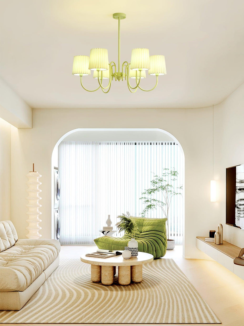 pleated-fabric-matcha-chandelier-anzaz--25