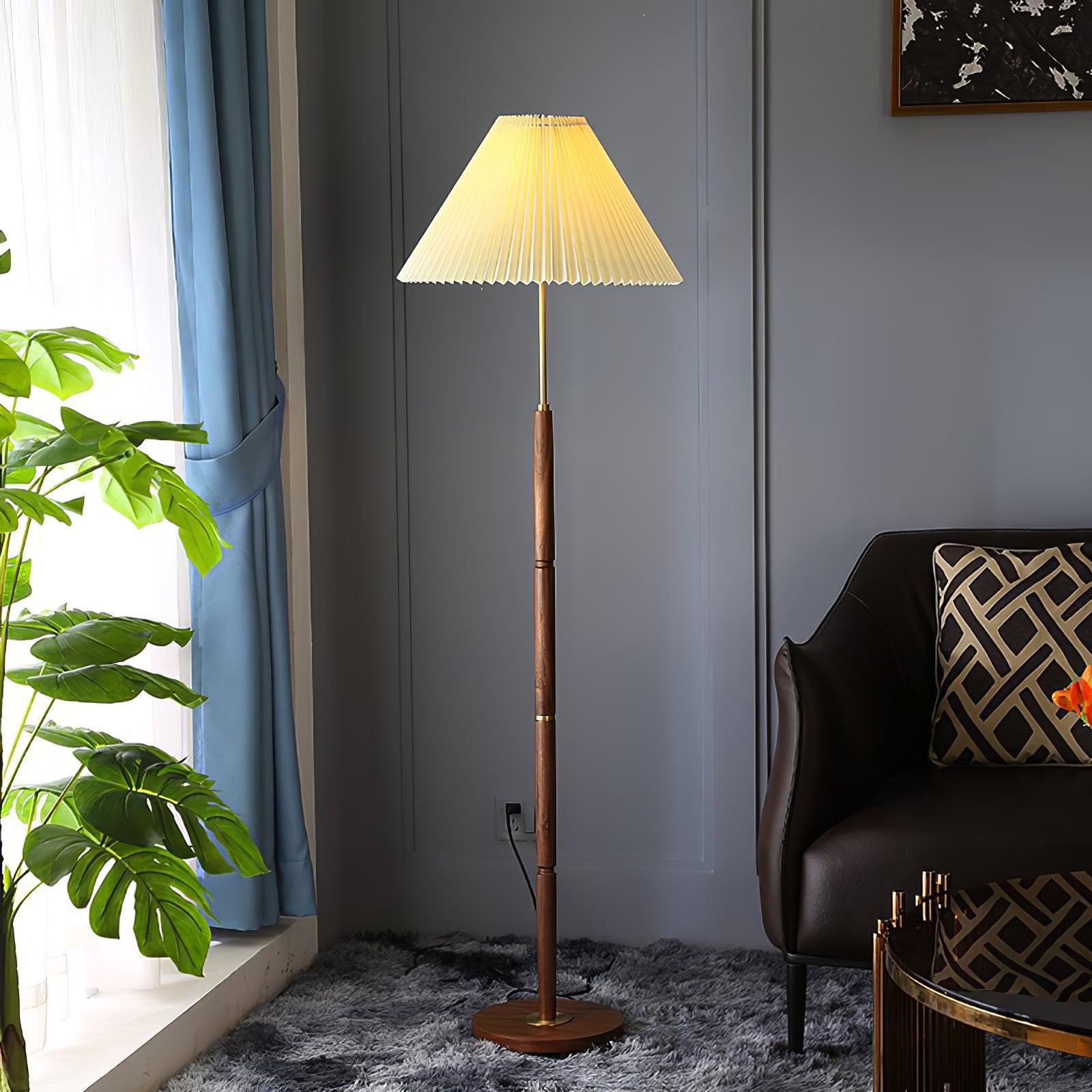 pleated-floor-lamp-anzaz-Solid wood+White-2