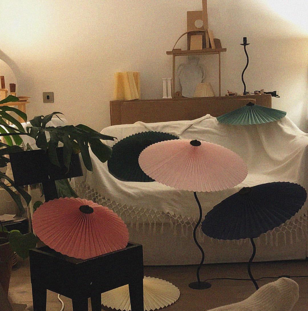 pleated-hat-table-lamp-anzaz-Beige-7