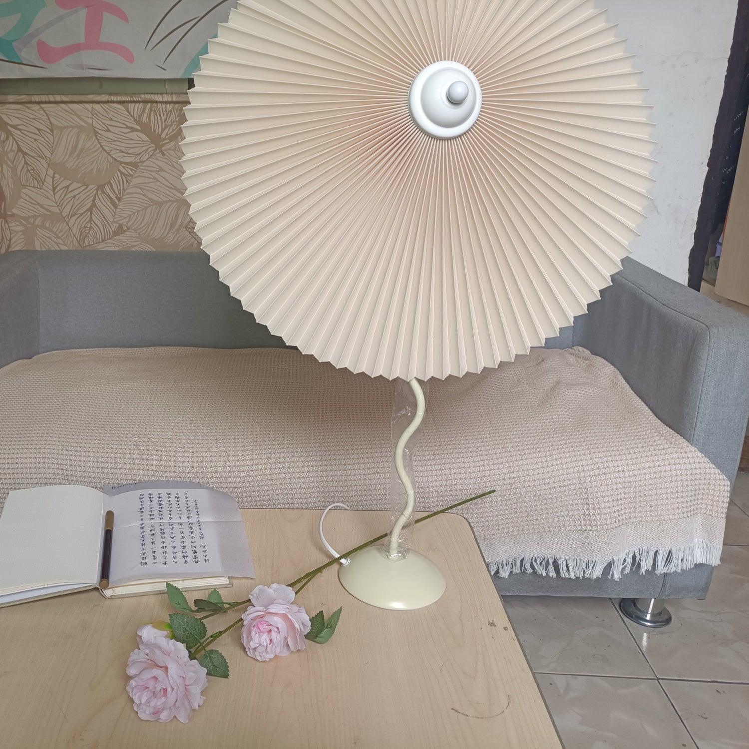 pleated-hat-table-lamp-anzaz-Beige-5