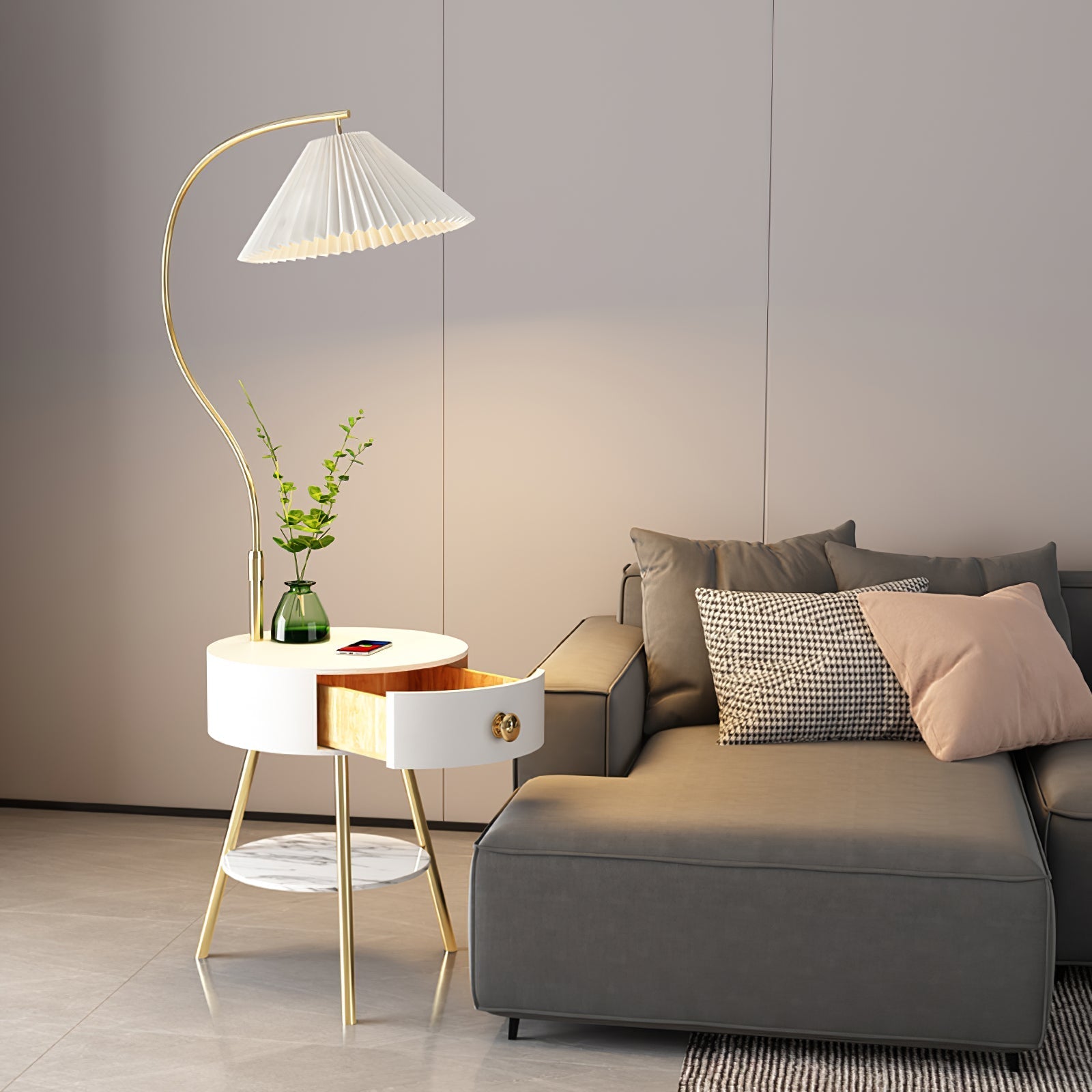 pleated-nightstand-floor-light-anzaz-Black-4