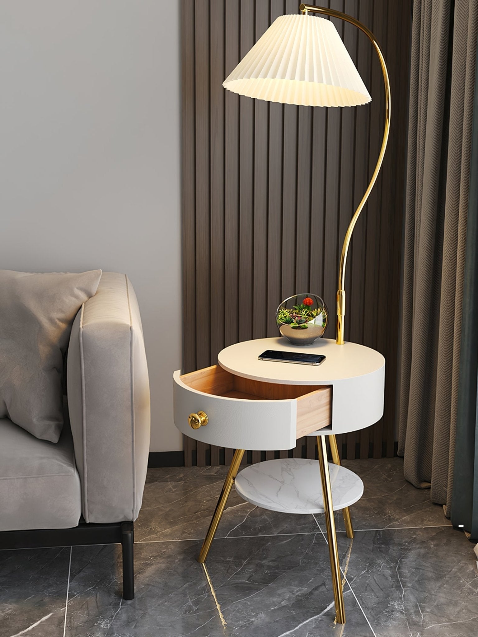 pleated-nightstand-floor-light-anzaz-White-6