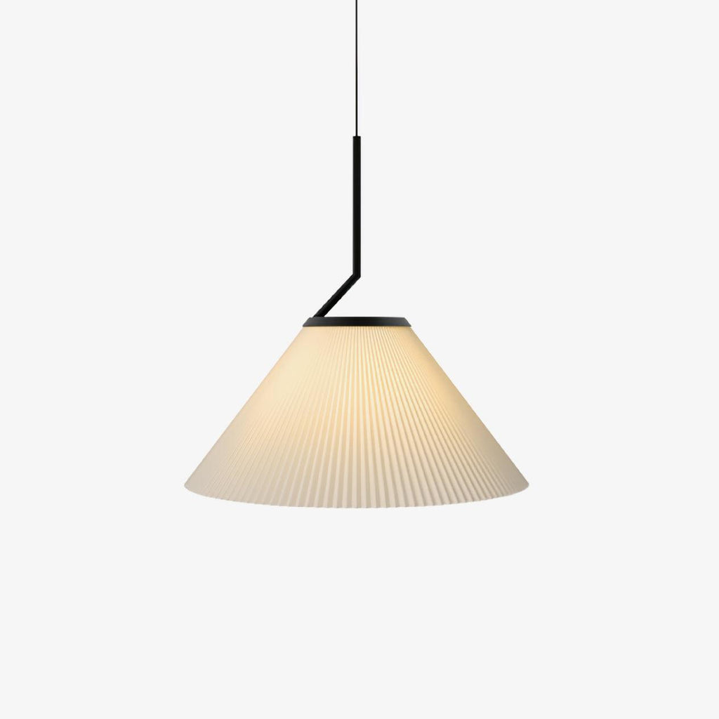 pleated-skirt-pendant-light-anzaz-Black & Beige-1