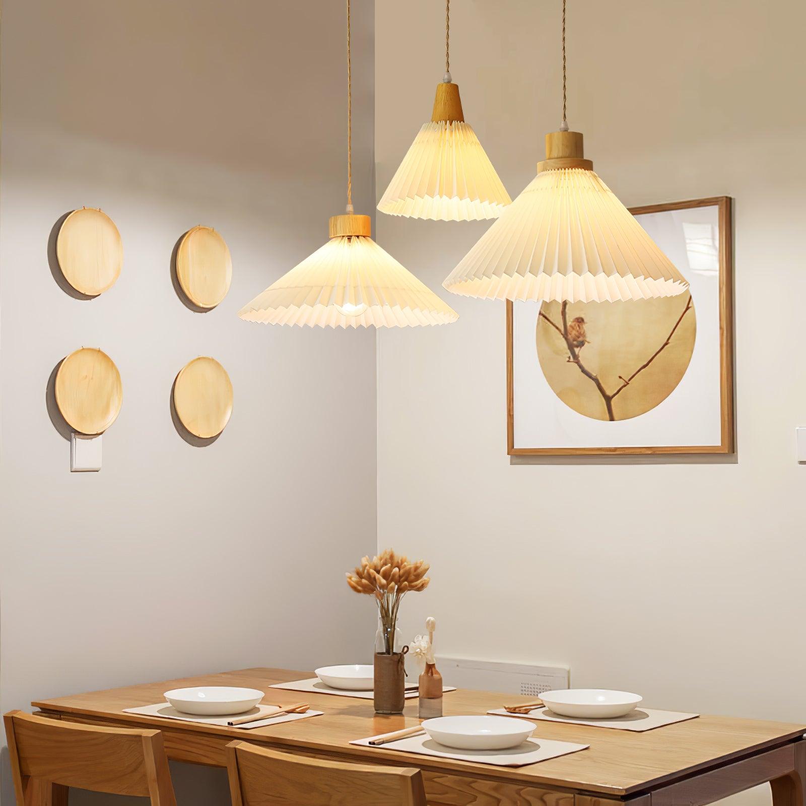 pleated-wooden-pendant-light-anzaz-Nature wood & Beige-2