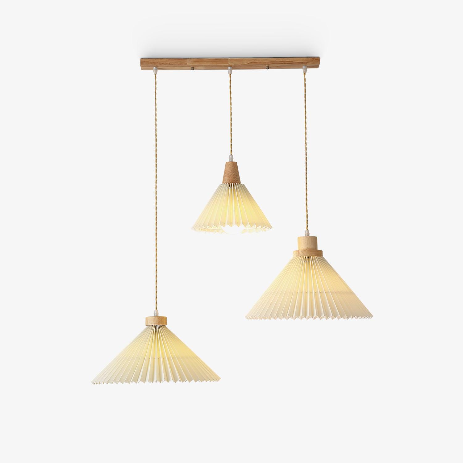 pleated-wooden-pendant-light-anzaz-Nature wood & Beige-1