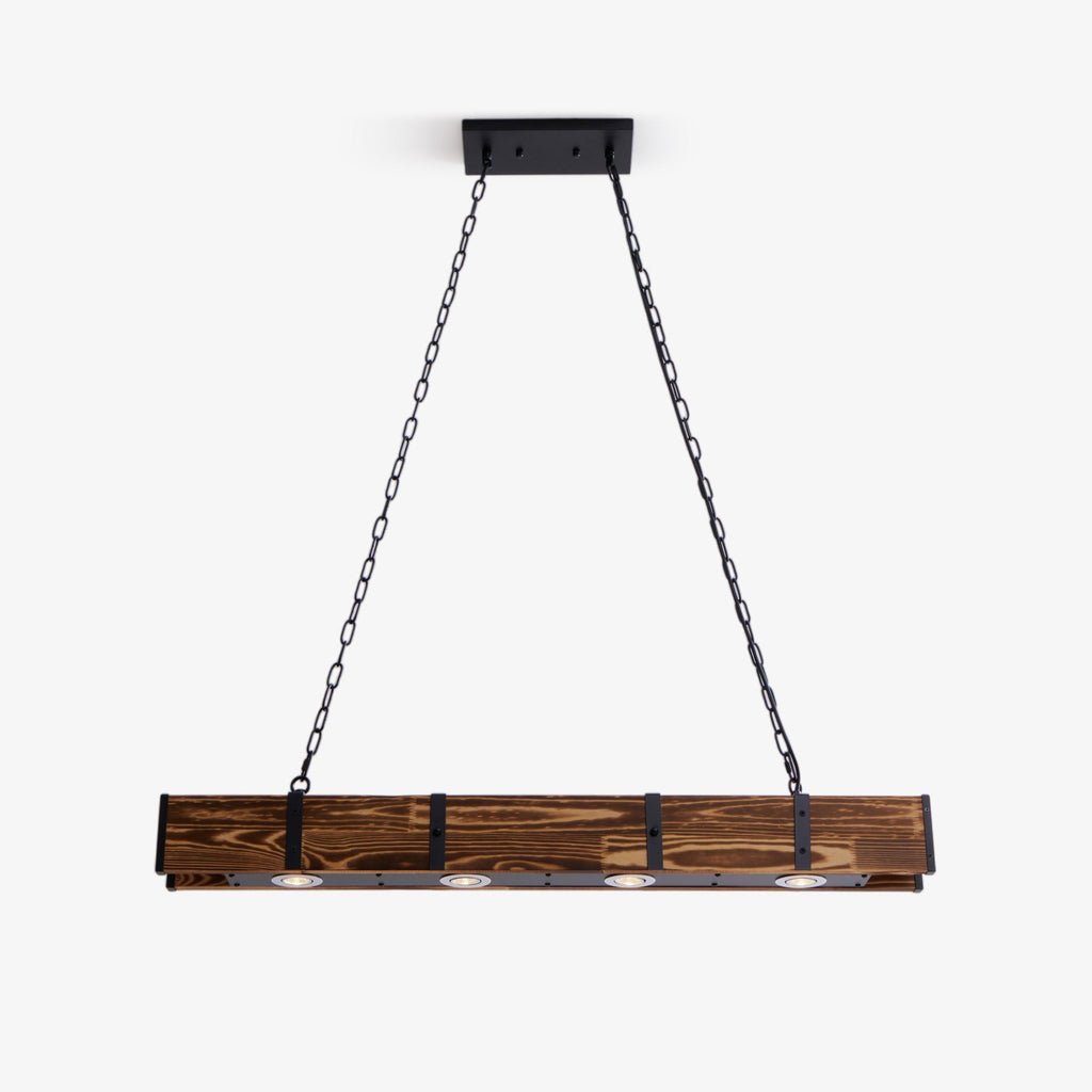 pleva-chandelier-anzaz-Dark Wood ＆ Black-1