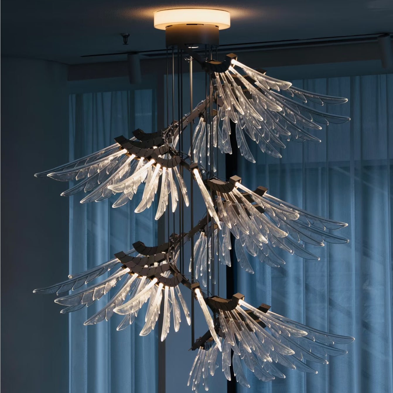 plumage-ascent-chandelier-anzaz-Nickel & Clear-4