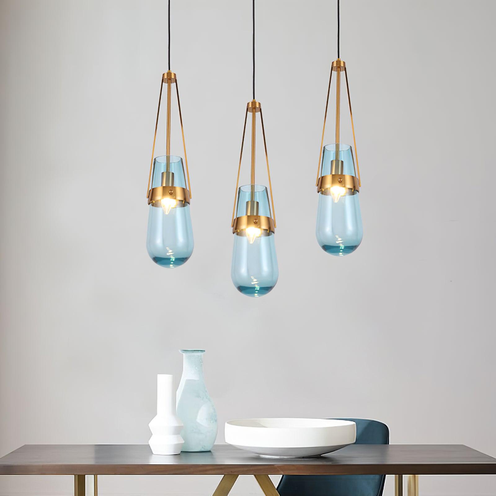 poble-glass-pendant-light-anzaz-Gold & Transparent-2