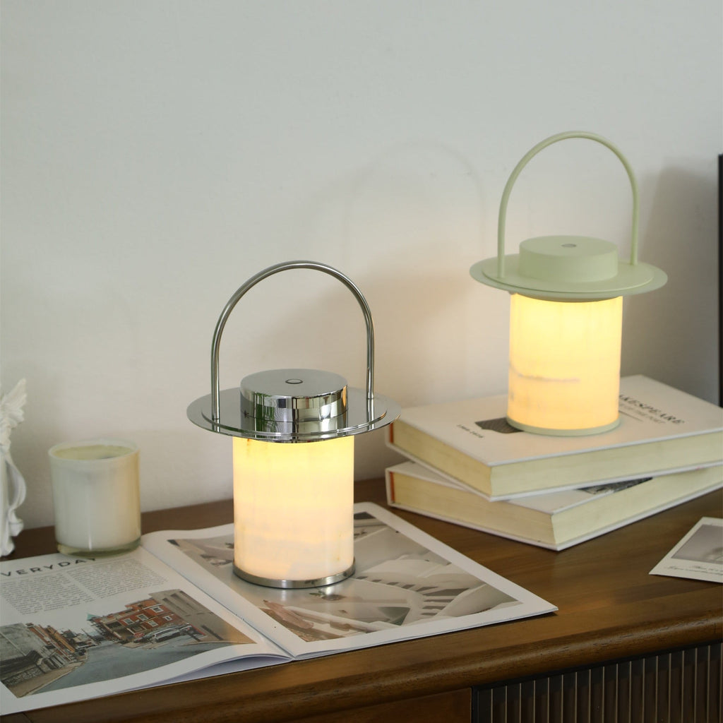 pod-portable-rechargeable-table-lamp-anzaz-Beige & White-2