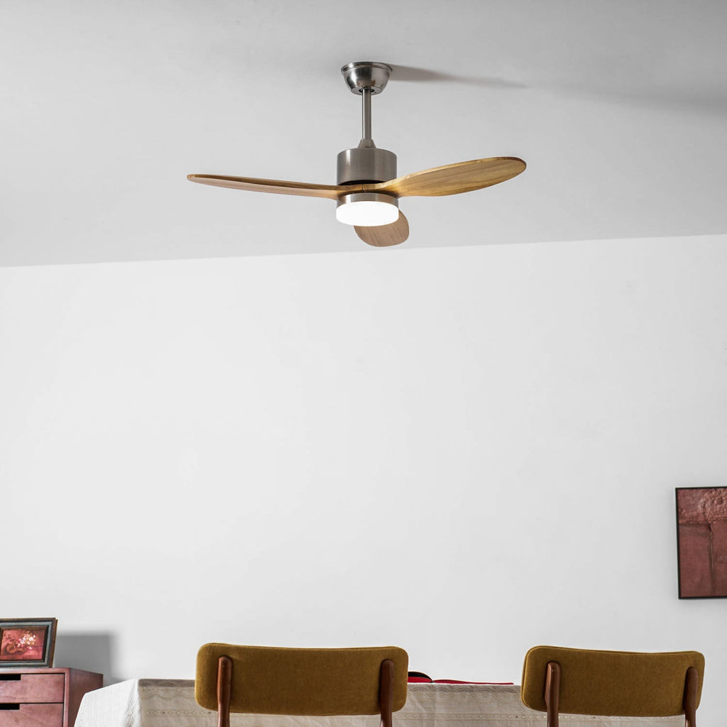 polaris-ceiling-fan-light-anzaz-Nickel & Walnut Wood-2