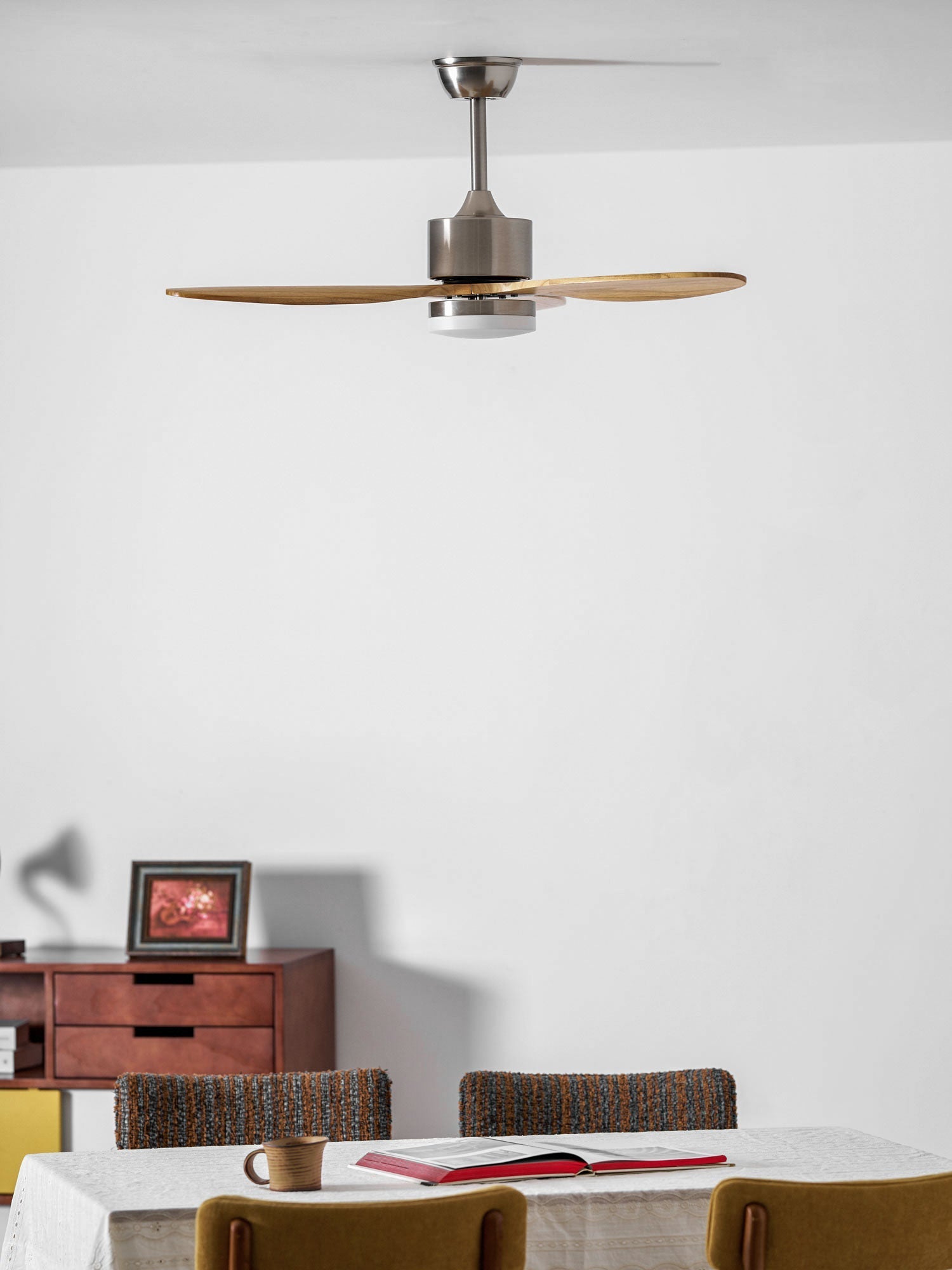 polaris-ceiling-fan-light-anzaz-Nickel & Walnut Wood-6