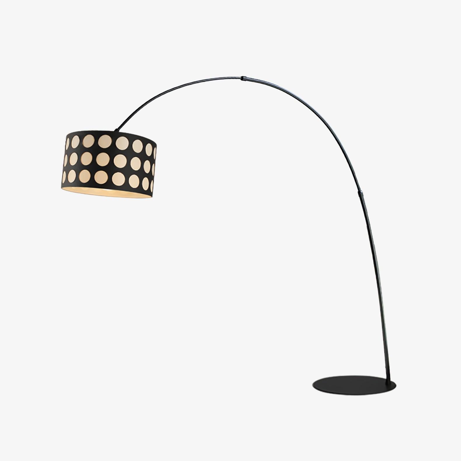 polka-arc-fabric-floor-lamp-anzaz-Black & White-1