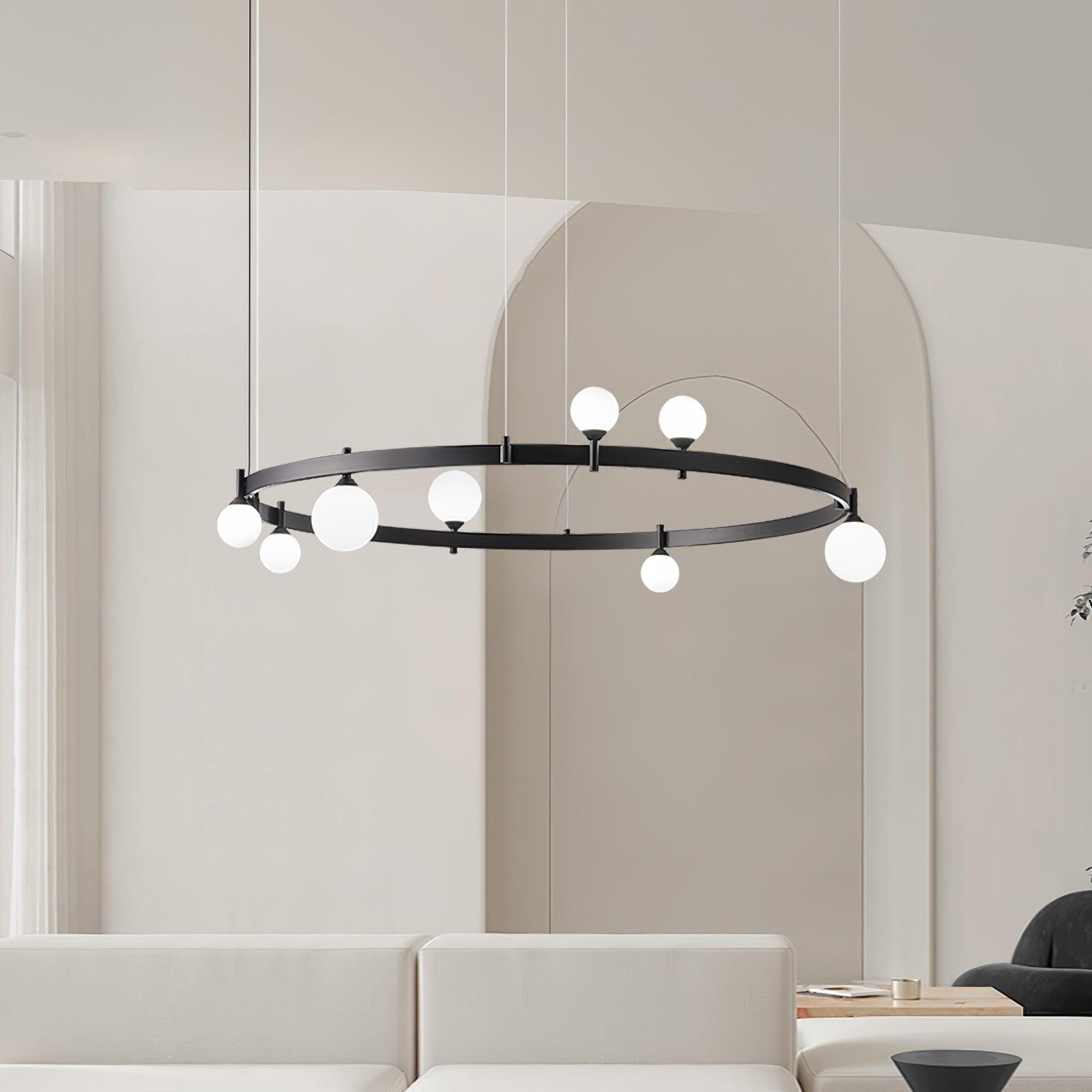 pomi-round-chandelier-anzaz-Black & White-2