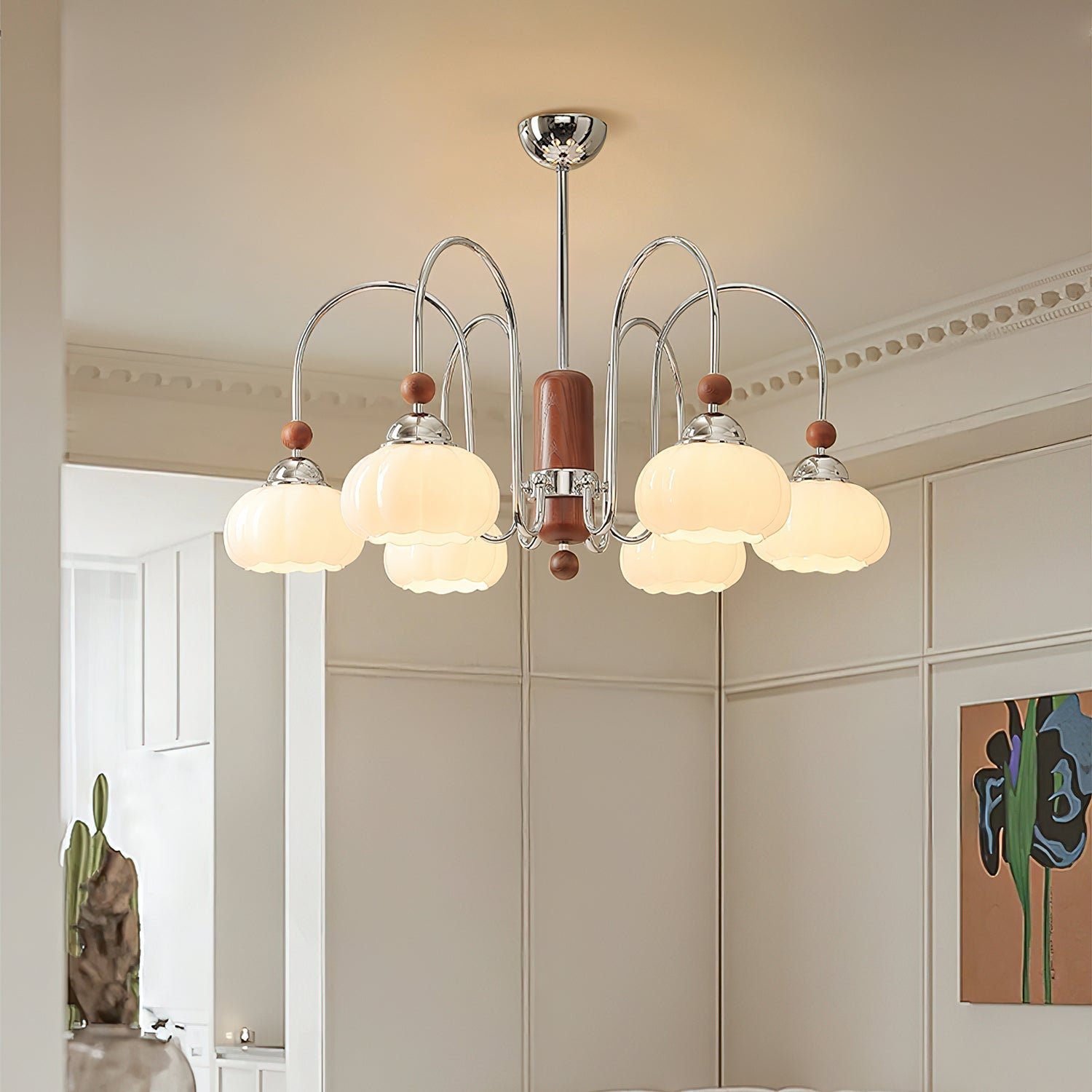 pomona-chandelier-anzaz-Chrome & White-2