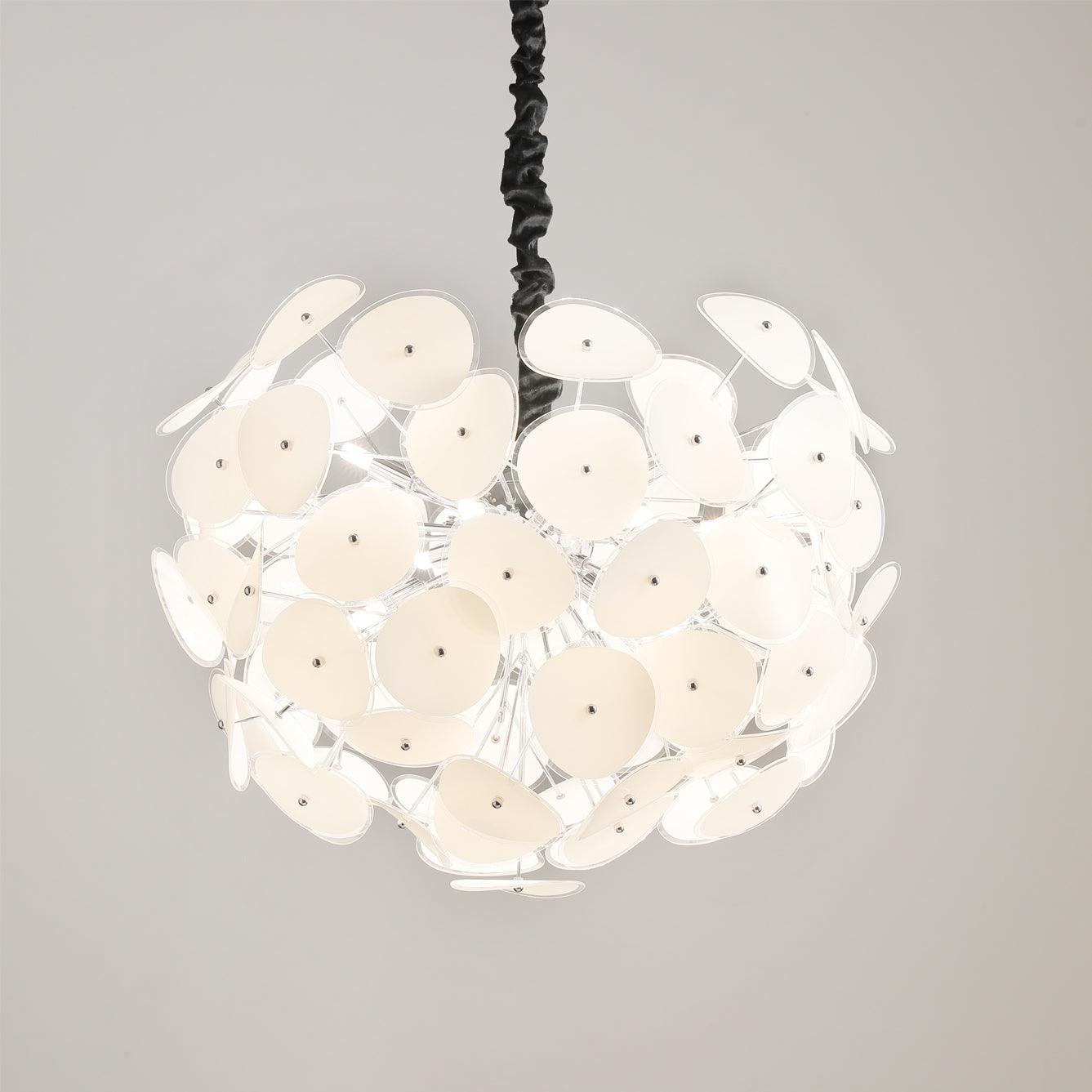 poppy-glass-chandelier-anzaz-White & Chrome-2