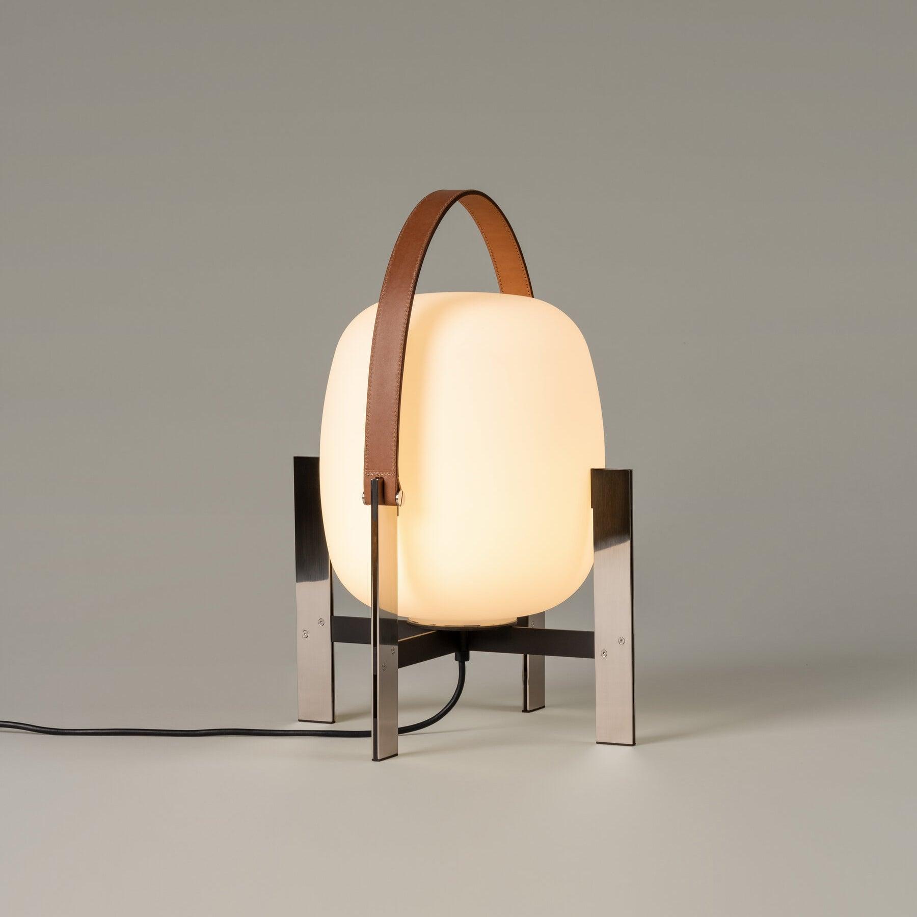 portable-lantern-table-lamp-anzaz-Chrome & Brown & White-3