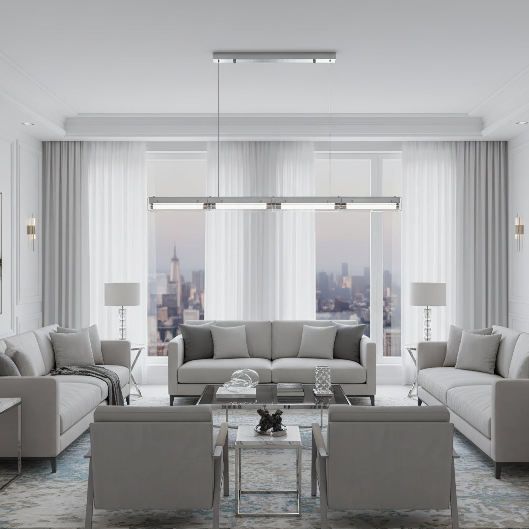 prismline-linear-pendant-lamp-anzaz-Nickel & Clear-2