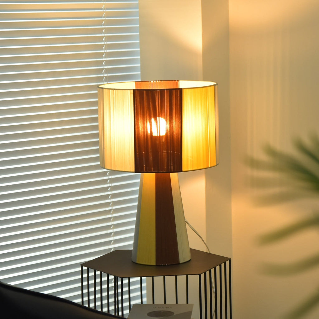 prisma-fabric-table-lamp-anzaz-Brown & Yellow-4