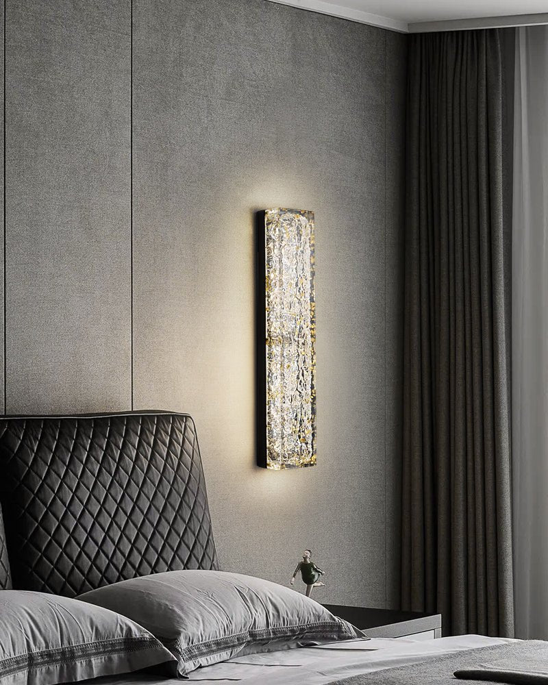 prismatic-rectangle-wall-lamp-anzaz-Black & Clear with Gold foil-4