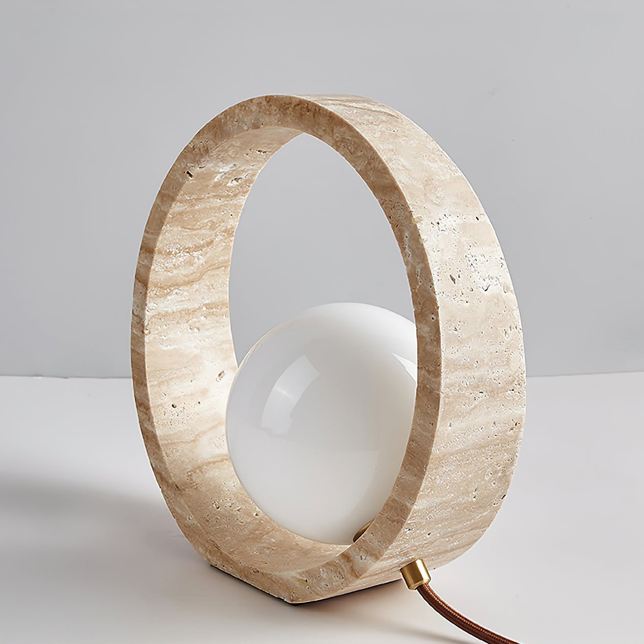 q-circle-table-lamp-anzaz-Yellow Travertine & White-4