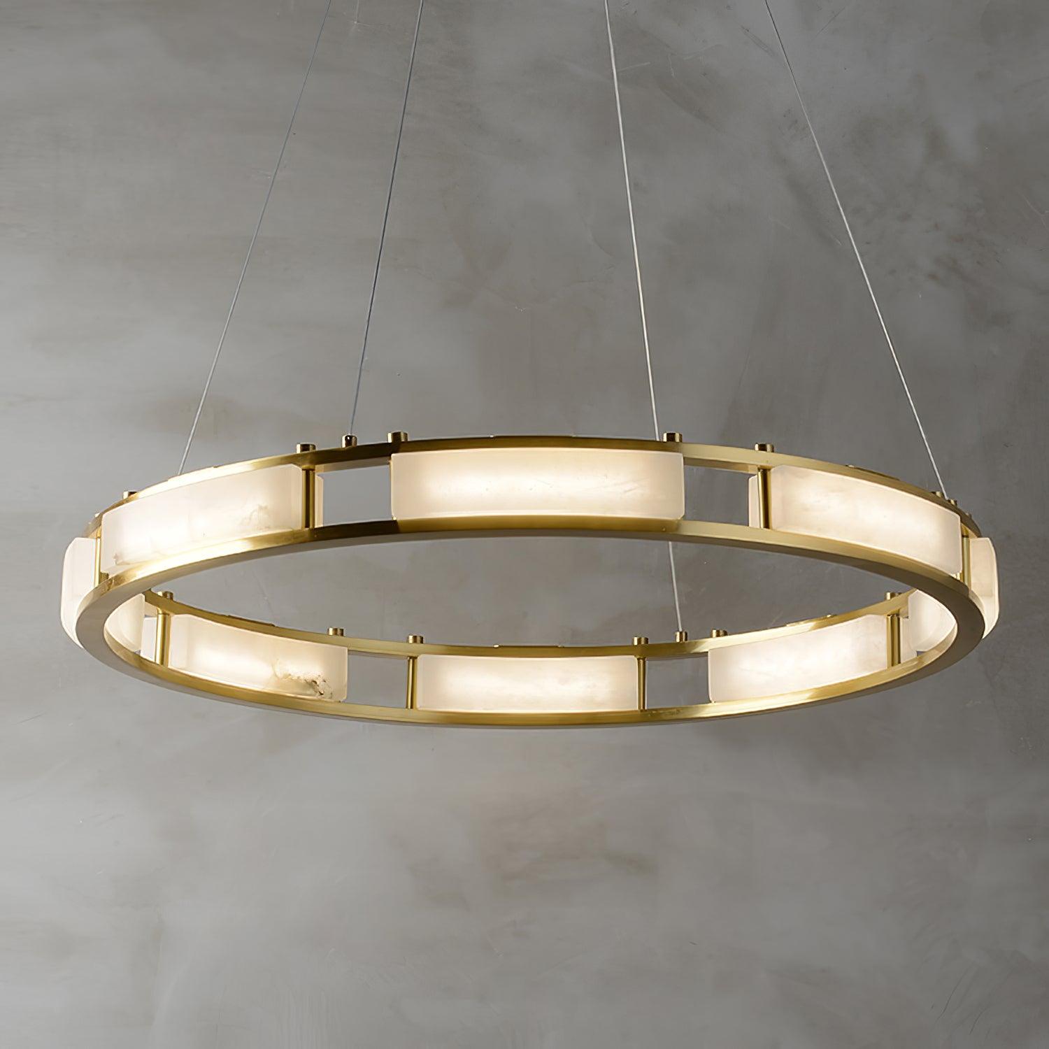 qatar-alabaster-chandelier-anzaz-Brass & White-7