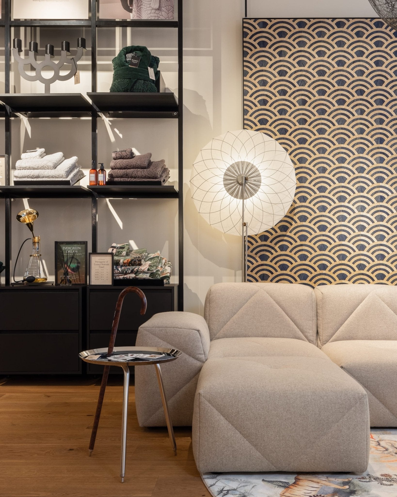 radiant-floral-floor-lamp-anzaz-Chrome & White-2