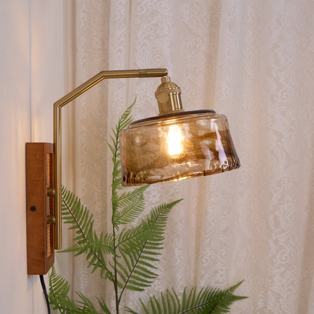 rafi-wall-lamp-anzaz-Copper & Walnut Wood-5