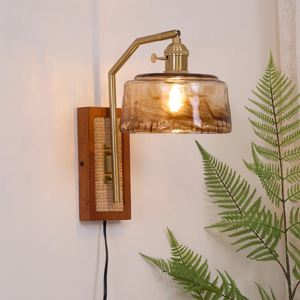 rafi-wall-lamp-anzaz-Copper & Walnut Wood-3