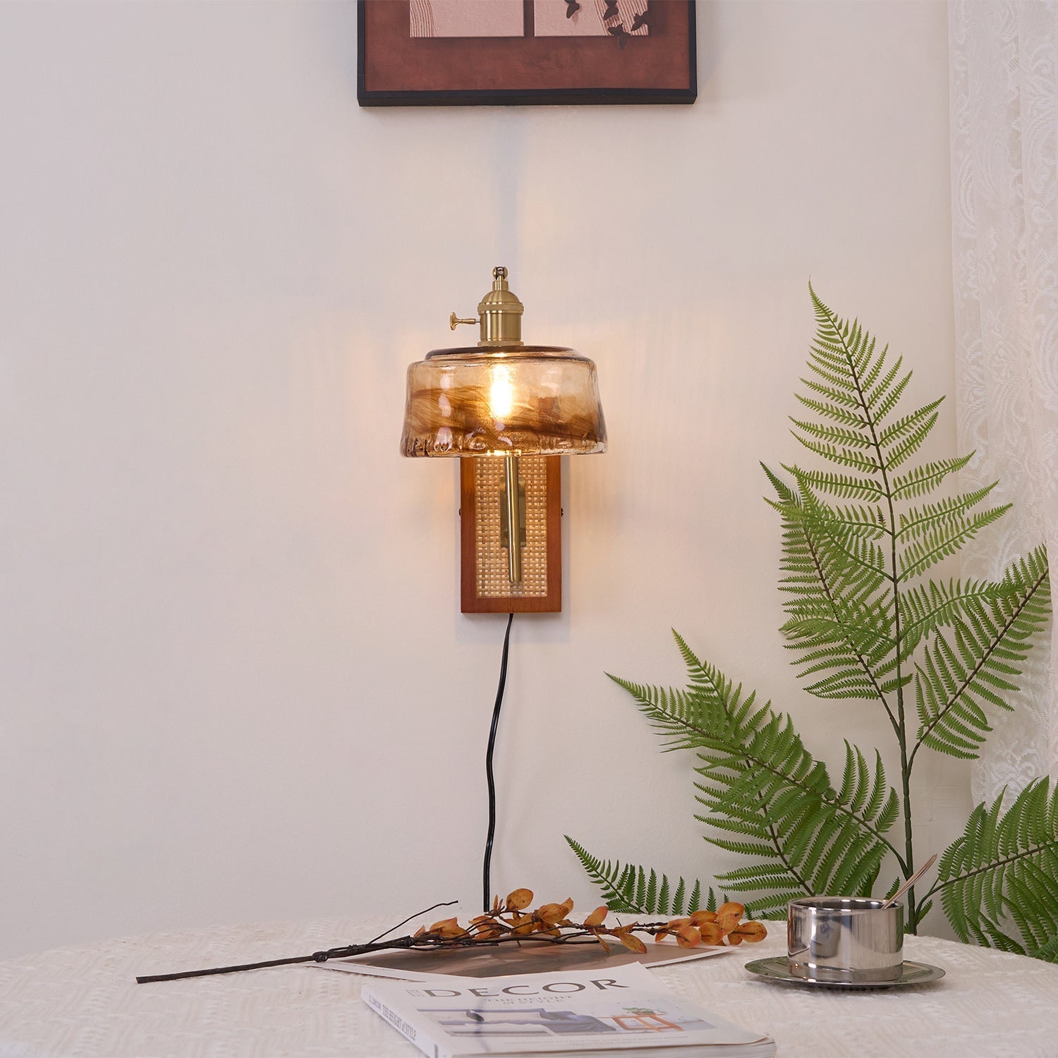 rafi-wall-lamp-anzaz-Copper & Walnut Wood-6