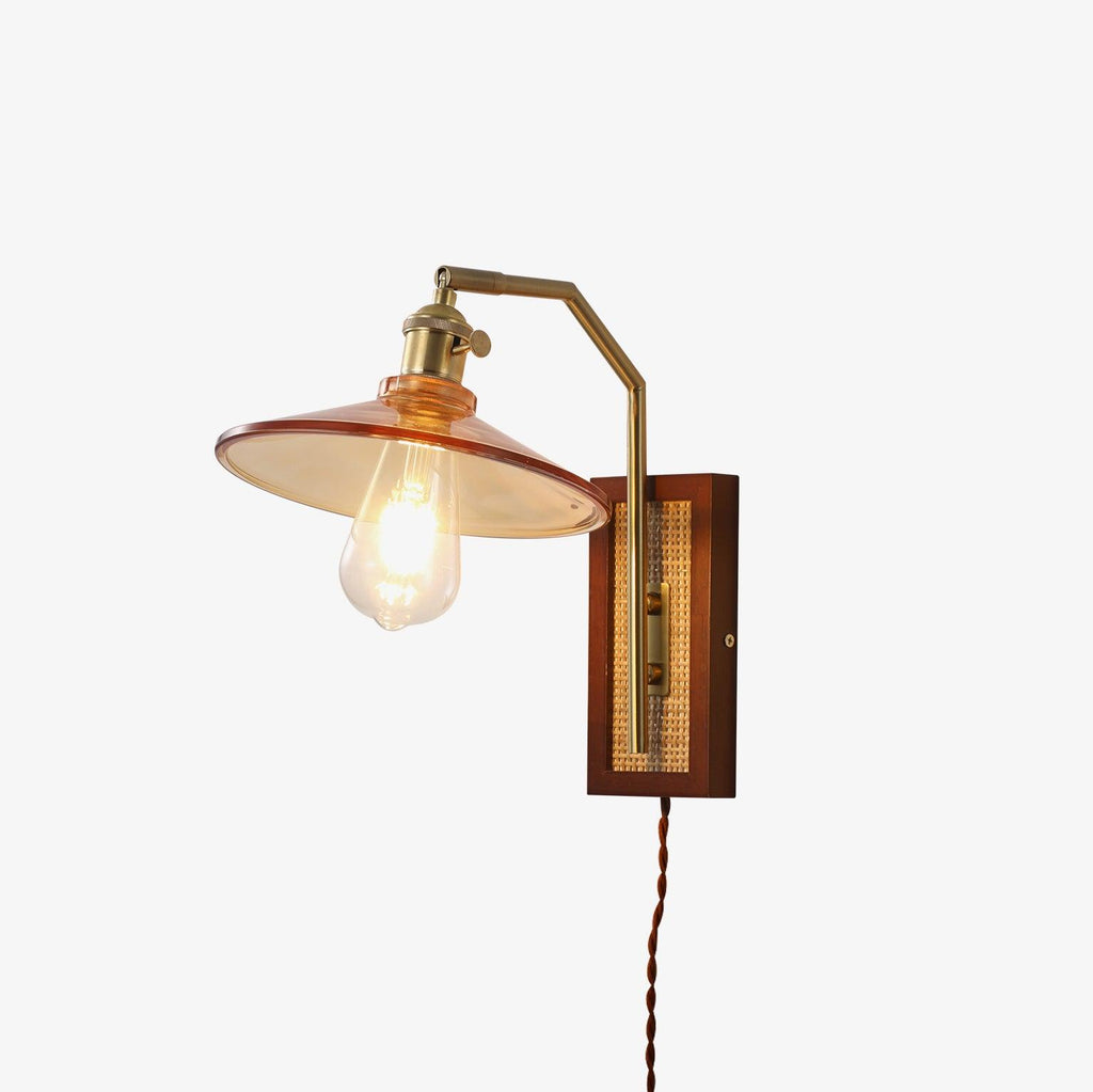 rafi-wall-lamp-anzaz-Copper & Walnut Wood-1