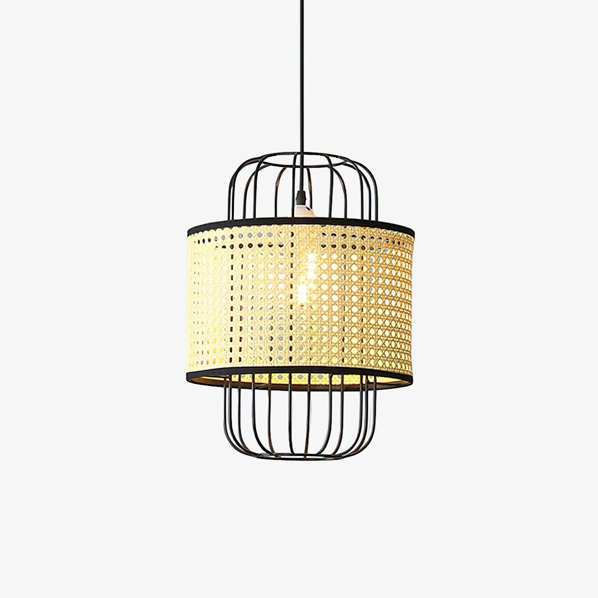 rattan-aru-pendant-lamp-anzaz-Natural rattan & Black-1