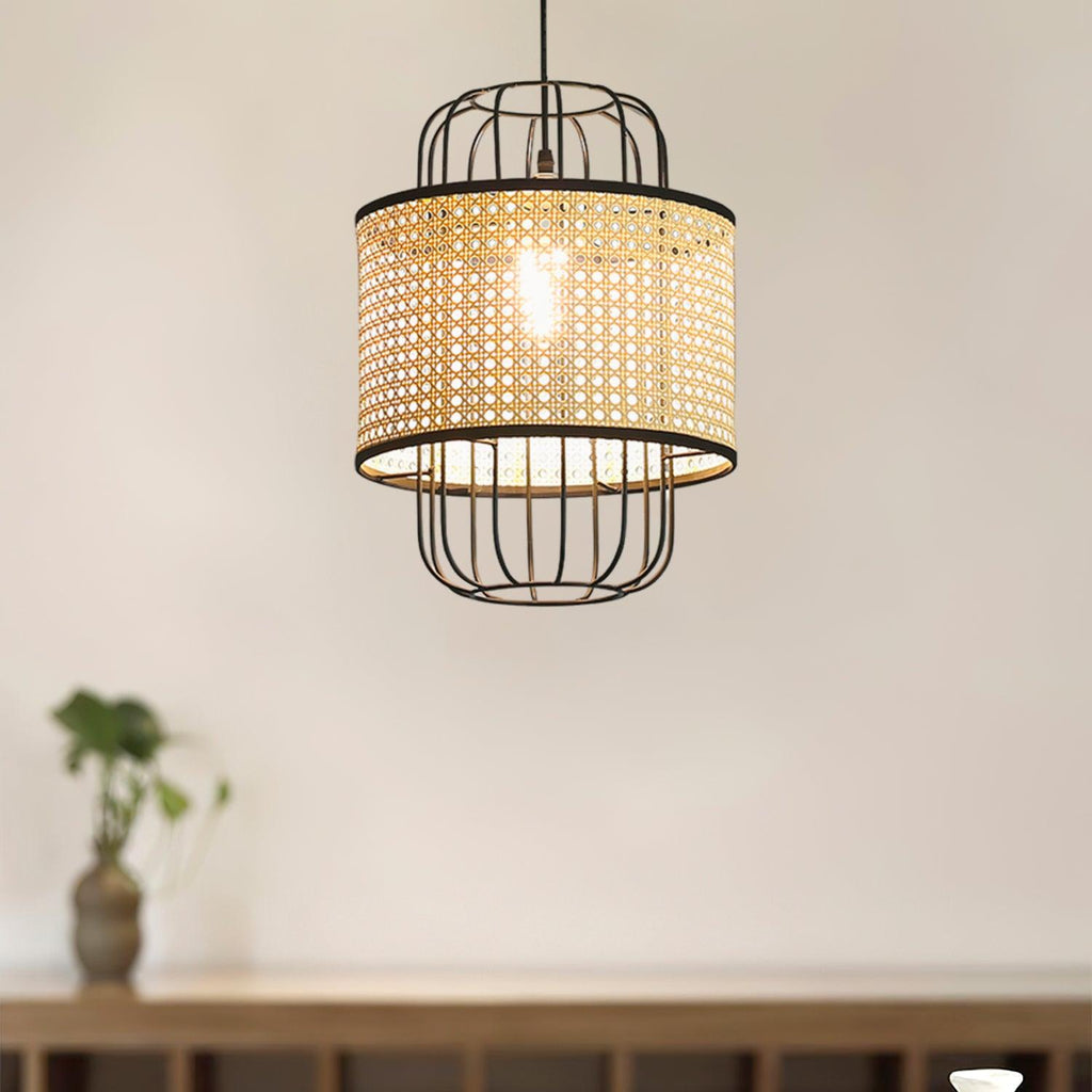 rattan-aru-pendant-lamp-anzaz-Natural rattan & Black-2