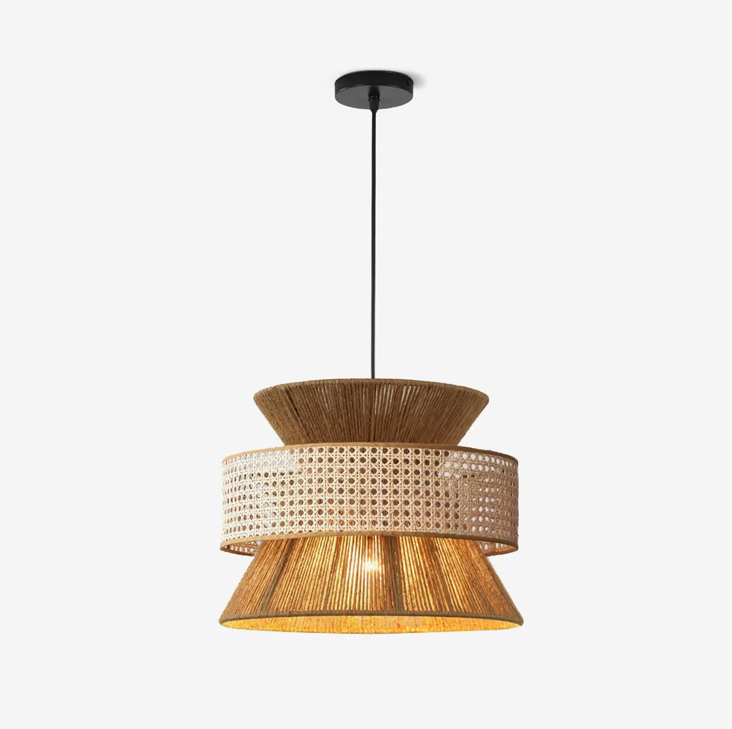 rattan-bamboo-pendant-lamp-anzaz-Nature rattan color & Nature bamboo color-1