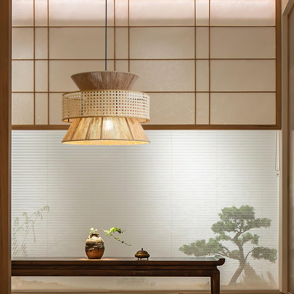 rattan-bamboo-pendant-lamp-anzaz-Nature rattan color & Black bamboo color-6