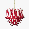 red-glass-murano-petals-chandelier-anzaz-Red Glass & Gold-1