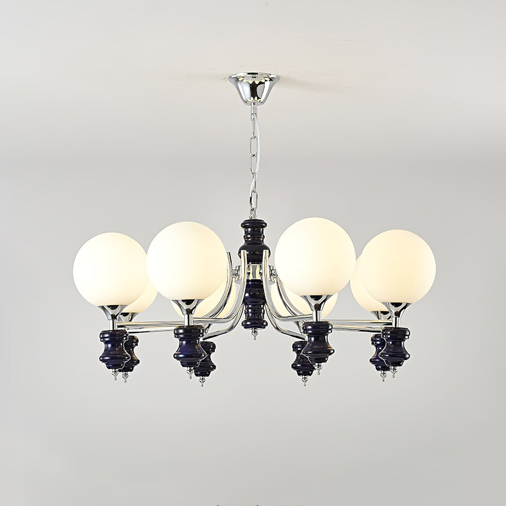 regal-orb-chandelier-anzaz-Blue & Chrome-6