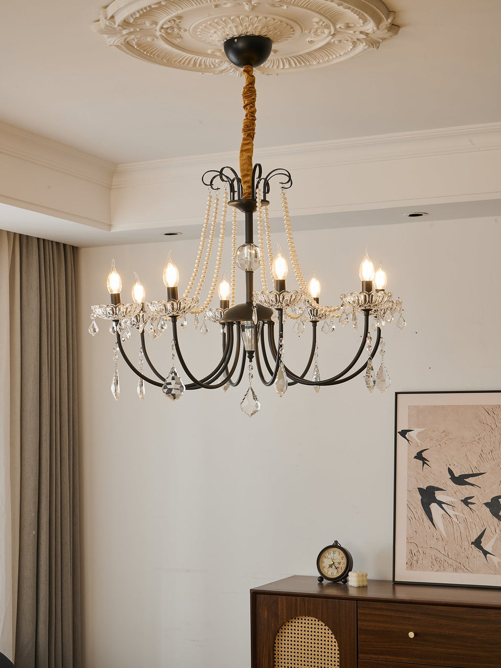 regalia-crystal-chandelier-anzaz-Black & Clear-2