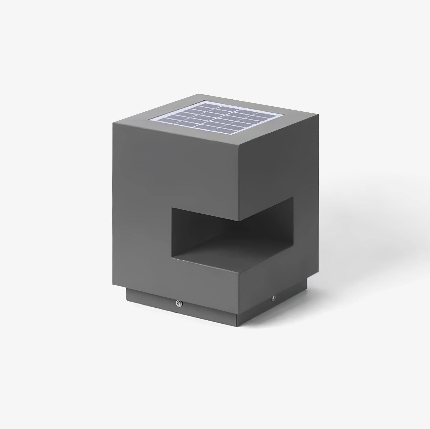 regular-cube-post-outdoor-light-anzaz-Model A: Wired Version-1