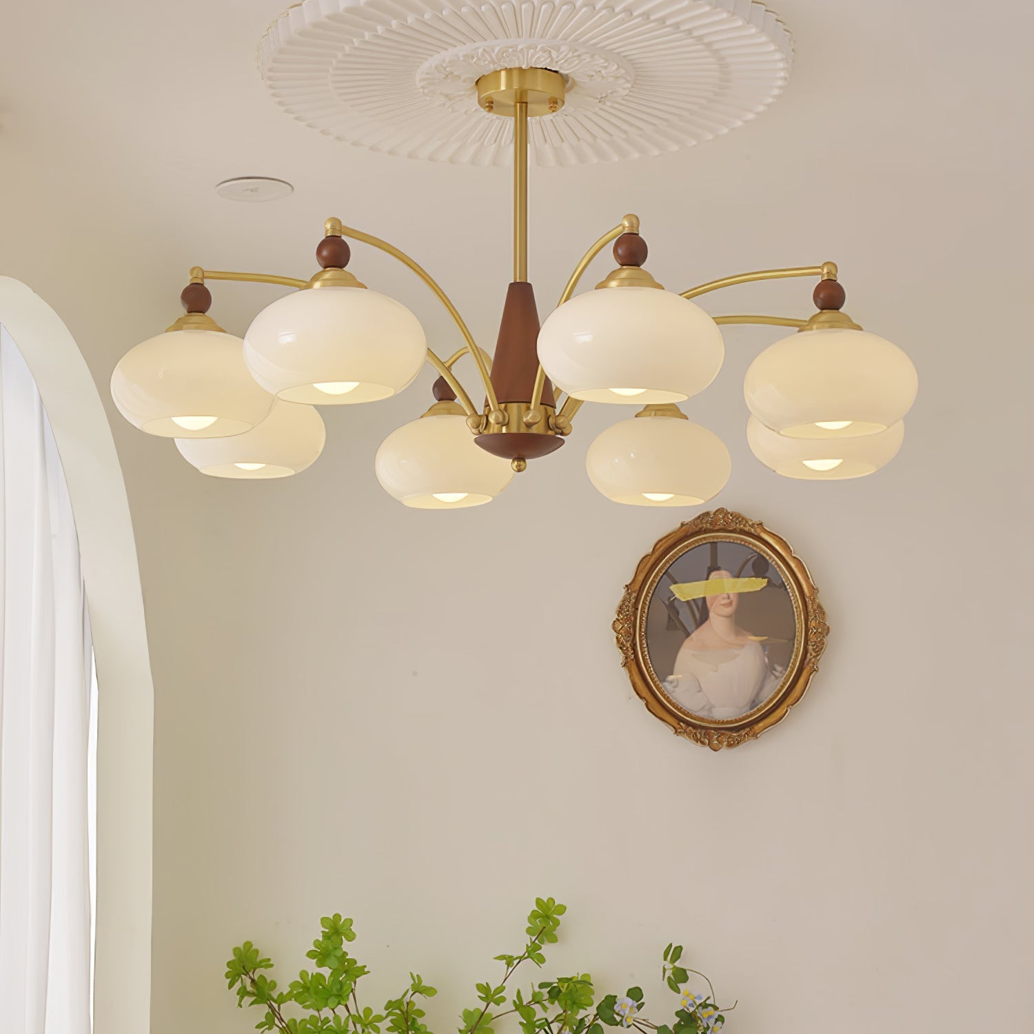 retro-calliope-chandelier-anzaz-Gold & Walnut Color & White-4